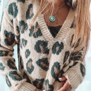Victoria’s Secret cheetah print sweater